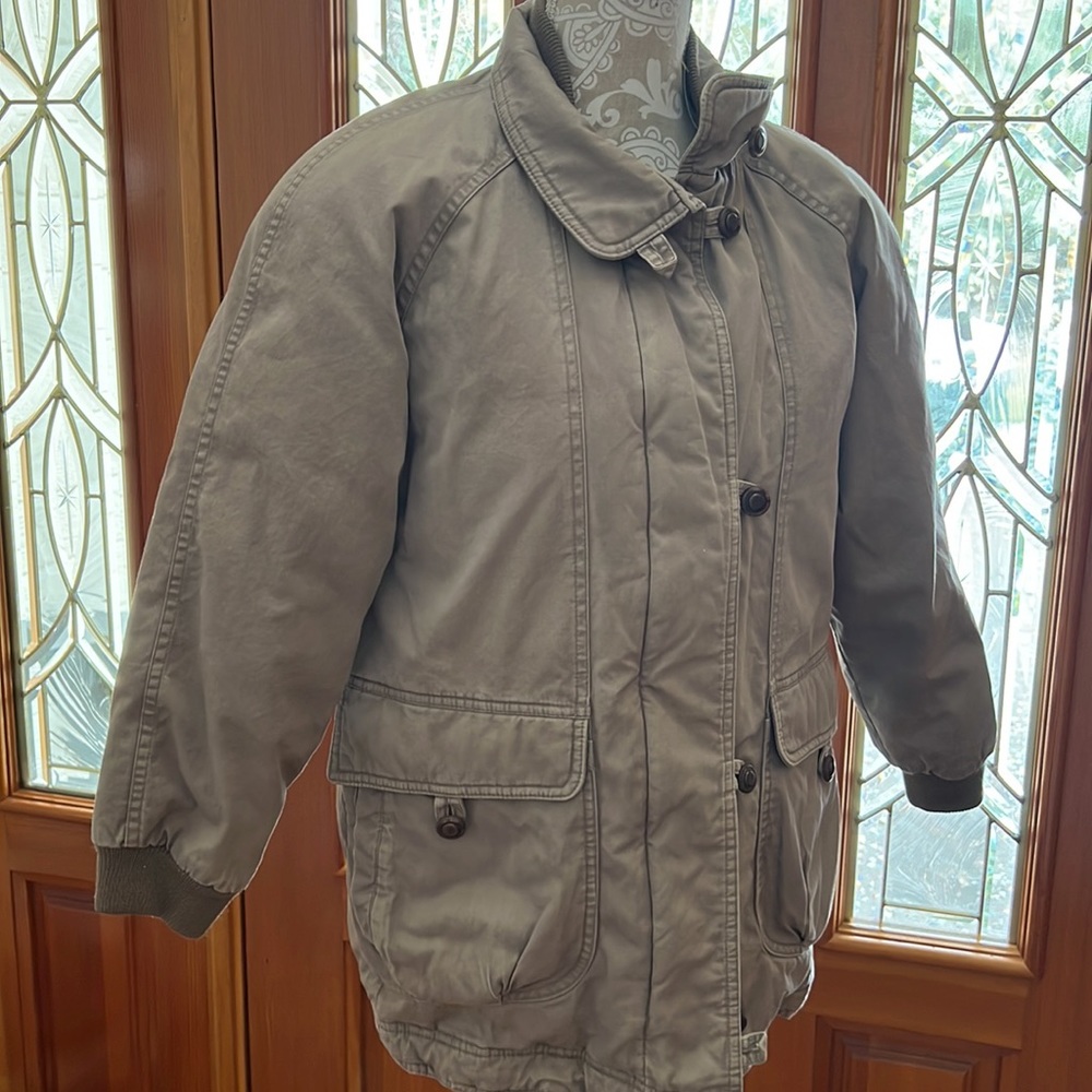 PREMIUM GOOSE DOWN BARN COAT VINTAGE EDDIE BAUER SM-MED EX CONDITION